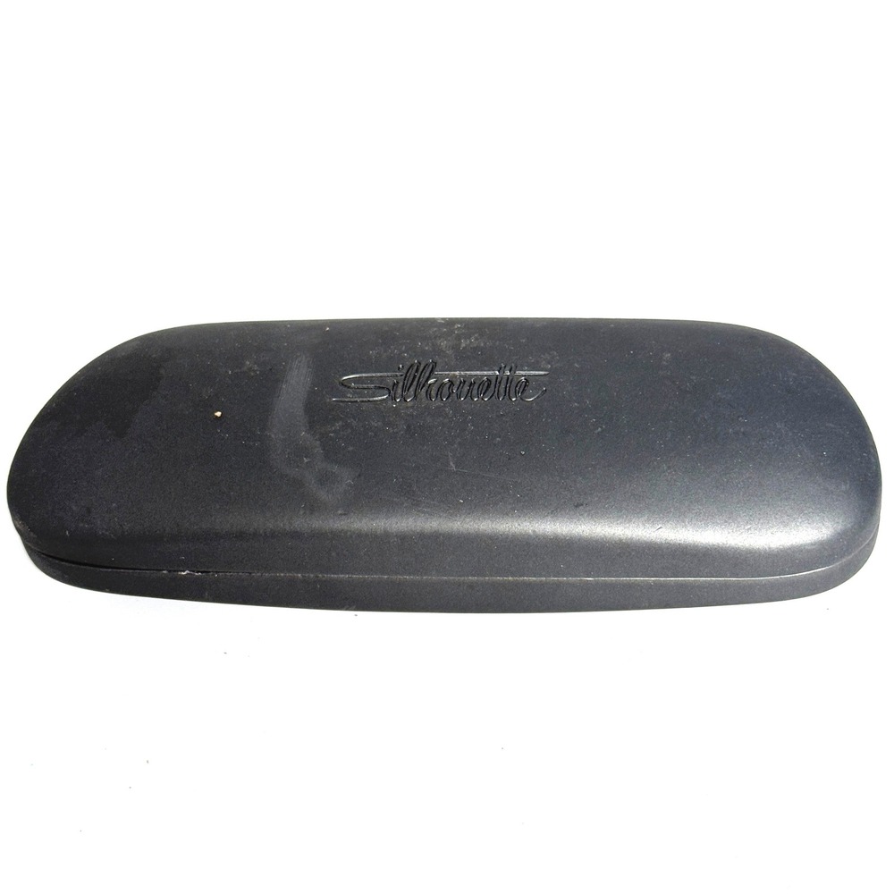 Silhouette Eyeglasses‎ Case Black Hard Shell Clamshell Protective Eyewear Case
